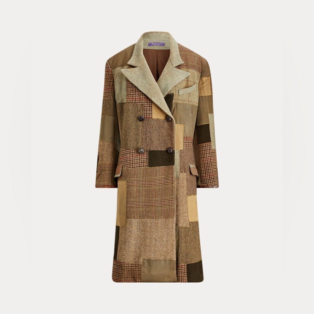Ralph Lauren 50th Anniversary Collection Fall ‘18 Antiqued Sydney Patchwork Coat - Picture 3 of 17